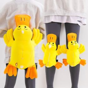 Ski Hip Protection Knee Waterproof Children's Skiing Equipment Set (Option: Medium size-Soft duck set)