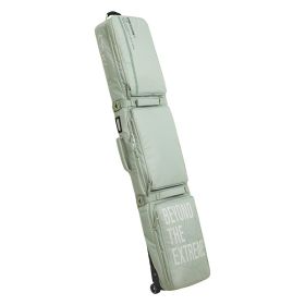 Single And Double Snowboard Snowboard Storage Bag With Wheel Large Capacity (Option: Vanilla-Veneer-158x32cm)