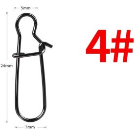 Fishing Gear Stainless Steel Pin Connector Enhanced Pin Path Sub Pin Connector (Option: Style4-100PCS)