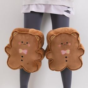 Ski Hip Protection Knee Waterproof Children's Skiing Equipment Set (Option: Medium size-Cookie Bear knee pads)