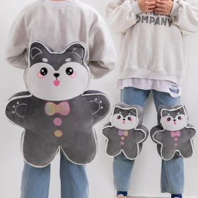 Ski Hip Protection Knee Waterproof Children's Skiing Equipment Set (Option: Medium size-A husky set)